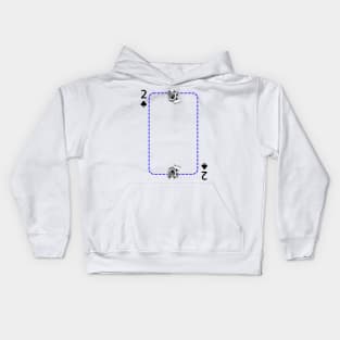 2 of clubs Kids Hoodie